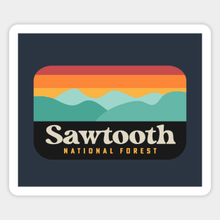 Sawtooth National Forest Camping Idaho Hiking Magnet